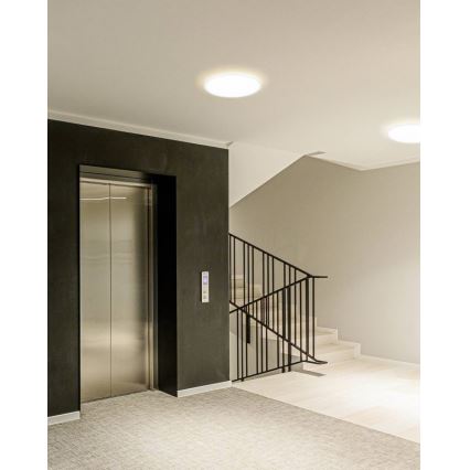 Eglo - Lampada da soffitto per bagno LED/20,2W/230V Ø 39 cm IP54 bianca