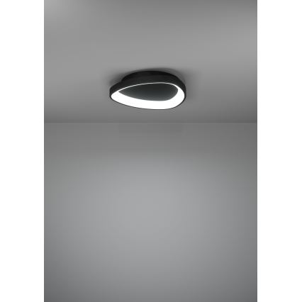 Eglo - Plafoniera LED dimmerabile LED/12W/230V 2700-6500K nero + telecomando