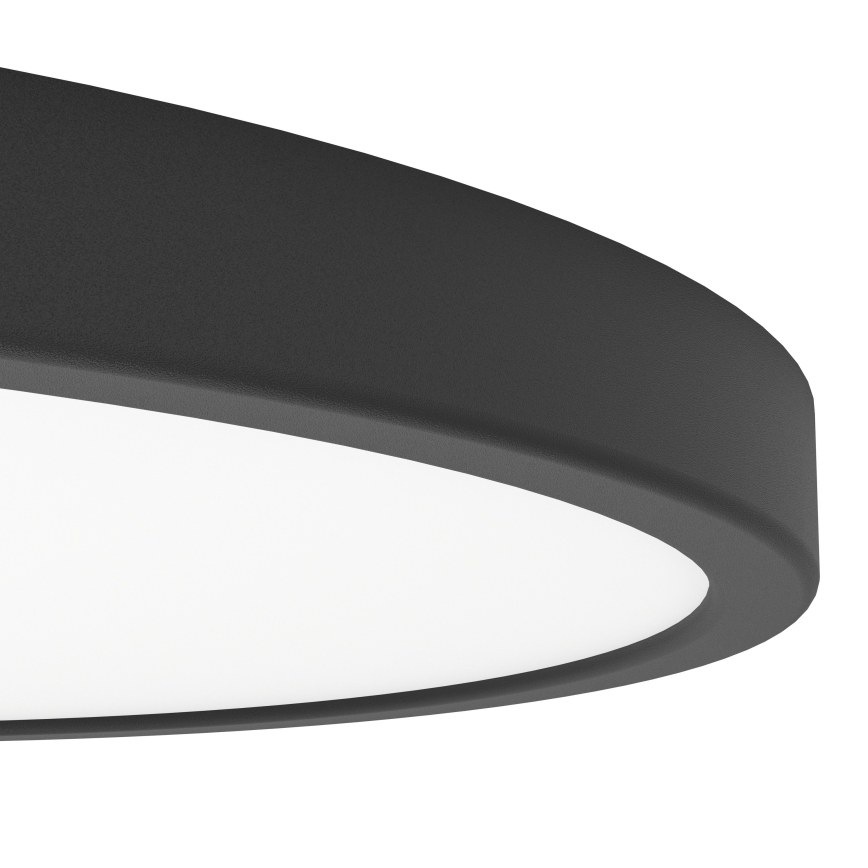 Eglo - Plafoniera da bagno LED RGBW dimmerabile LED/17,5W/230V 2700-6500K Ø 38,9 cm IP44 nero