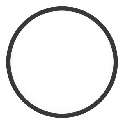 Eglo - Plafoniera da bagno LED RGBW dimmerabile LED/17,5W/230V 2700-6500K Ø 38,9 cm IP44 nero