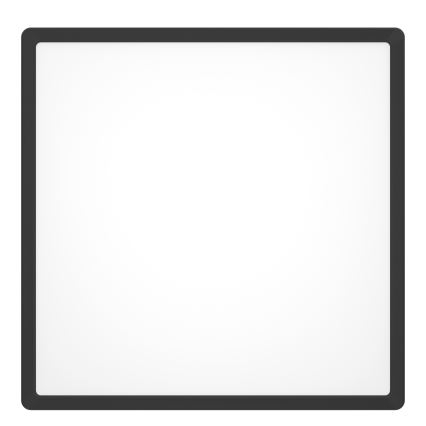 Eglo - Plafoniera da bagno a LED RGBW dimmerabile LED/17,8W/230V 2700-6500K 39x39 cm IP44 nero