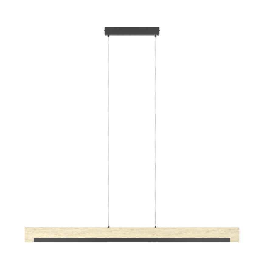 Eglo - Lampadario a sospensione con filo LED dimmerabile LED/25,5W/230V 3000K nero/beige