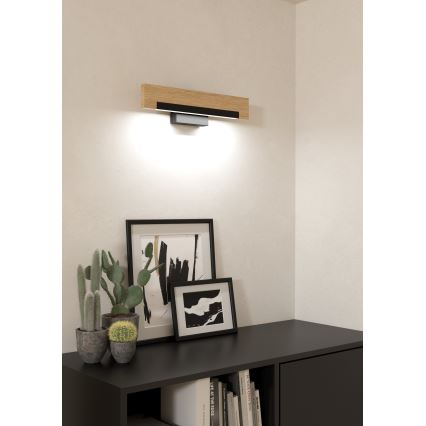 Eglo - Applique a LED dimmerabile LED/9,6W/230V 3000K nero/beige