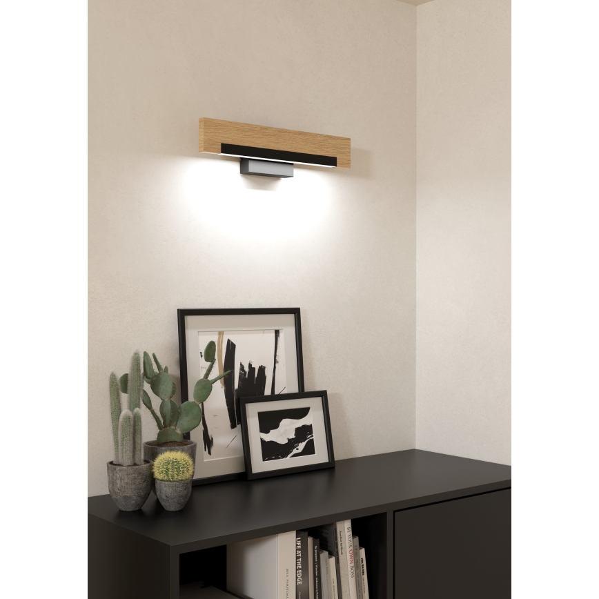 Eglo - Applique a LED dimmerabile LED/9,6W/230V 3000K nero/beige