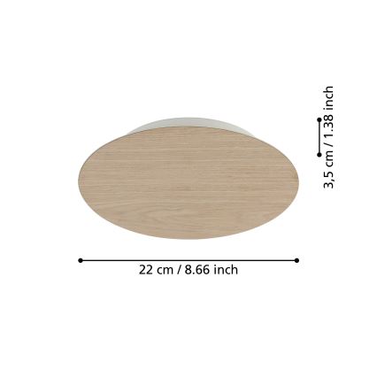 Eglo - Applique a LED LED/9,2W/230V 3000K beige