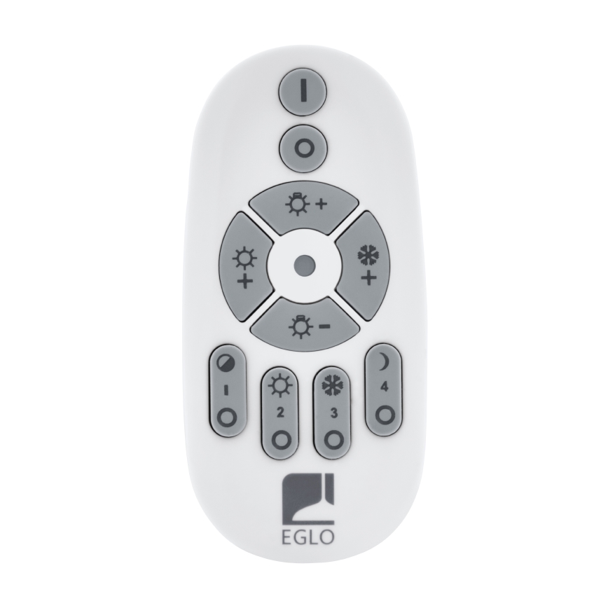 Eglo - Plafoniera dimmerabile a LED 2xLED/17W/230V +LED/4,2W 2700-6500K + telecomando