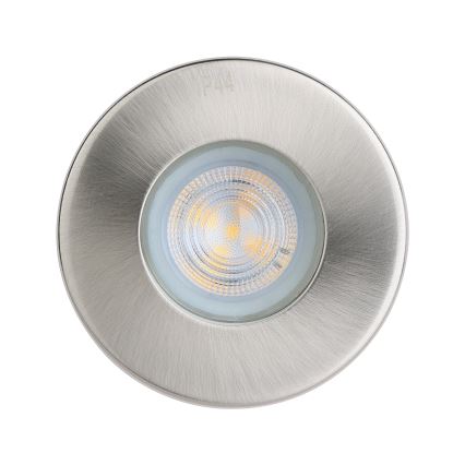 Eglo - SET 3xLED Lampada da incasso per bagno 1xGU10/4W/230V IP44 cromo opaco