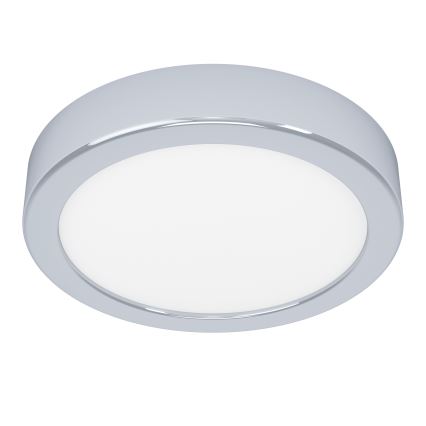 Eglo - Plafoniera da bagno a LED, 7,5 W/230 V, 2700/4000/6500 K, Ø 16,6 cm, IP44, cromo lucido