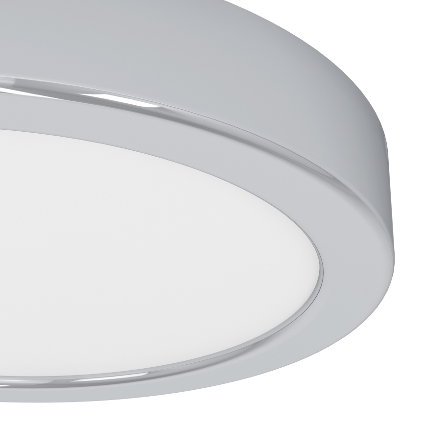 Eglo - Plafoniera da bagno a LED, 7,5 W/230 V, 2700/4000/6500 K, Ø 16,6 cm, IP44, cromo lucido