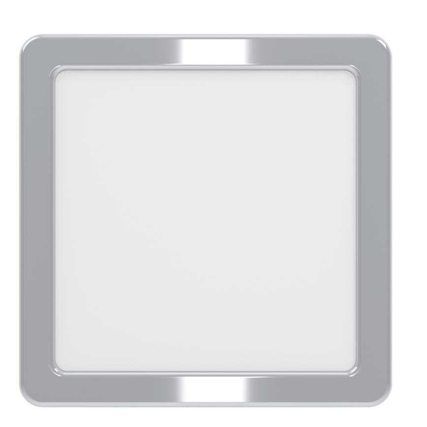 Eglo - Plafoniera LED da soffitto per bagno LED/7W/230V 2700/4000/6500K 15x15 cm IP44 cromo lucido