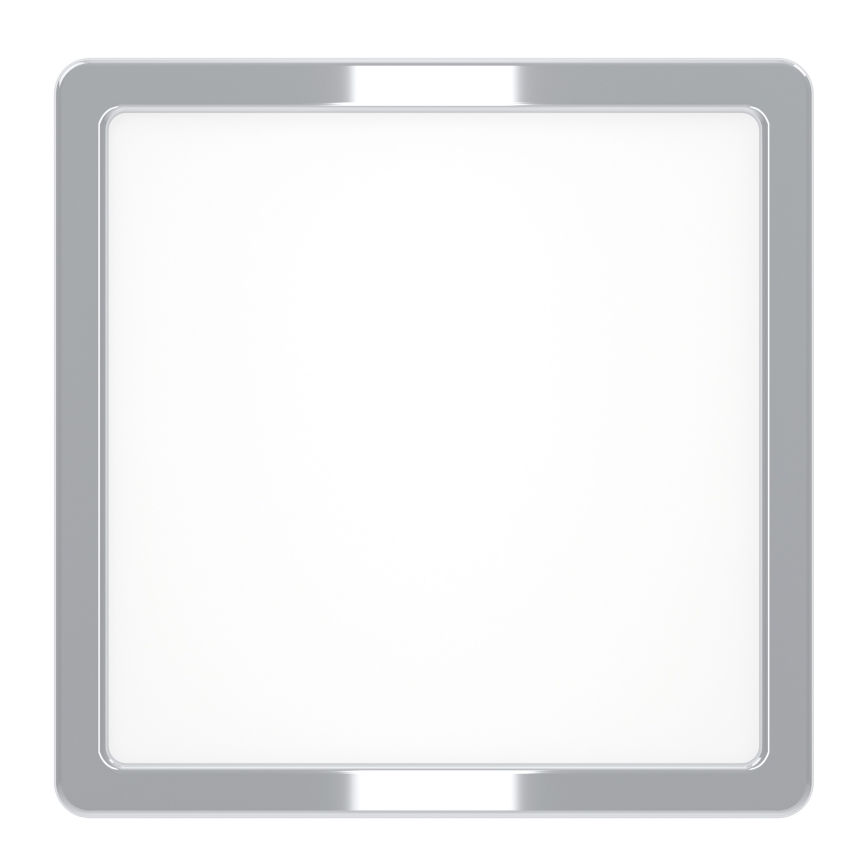 Eglo - Plafoniera da bagno a LED 10,5W/230V 2700/4000/6500K 22x22 cm IP44 cromo lucido