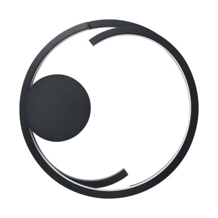 Eglo - Plafoniera LED dimmerabile 2xLED/20W/230V 2700-6500K Ø 48 cm nero + telecomando