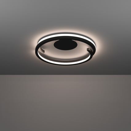 Eglo - Plafoniera LED dimmerabile 2xLED/20W/230V 2700-6500K Ø 48 cm nero + telecomando