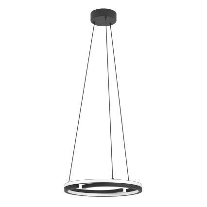 Eglo - Lampadario dimmerabile su cavo 2x LED/20W/230V 2700-6500K Ø 48 cm nero + telecomando