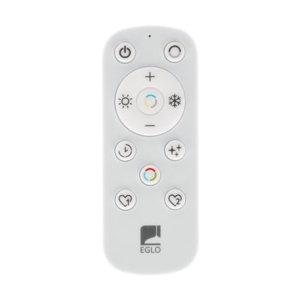 Eglo - Lampadario dimmerabile su cavo 2x LED/20W/230V 2700-6500K Ø 48 cm nero + telecomando