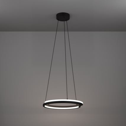 Eglo - Lampadario dimmerabile su cavo 2x LED/20W/230V 2700-6500K Ø 48 cm nero + telecomando