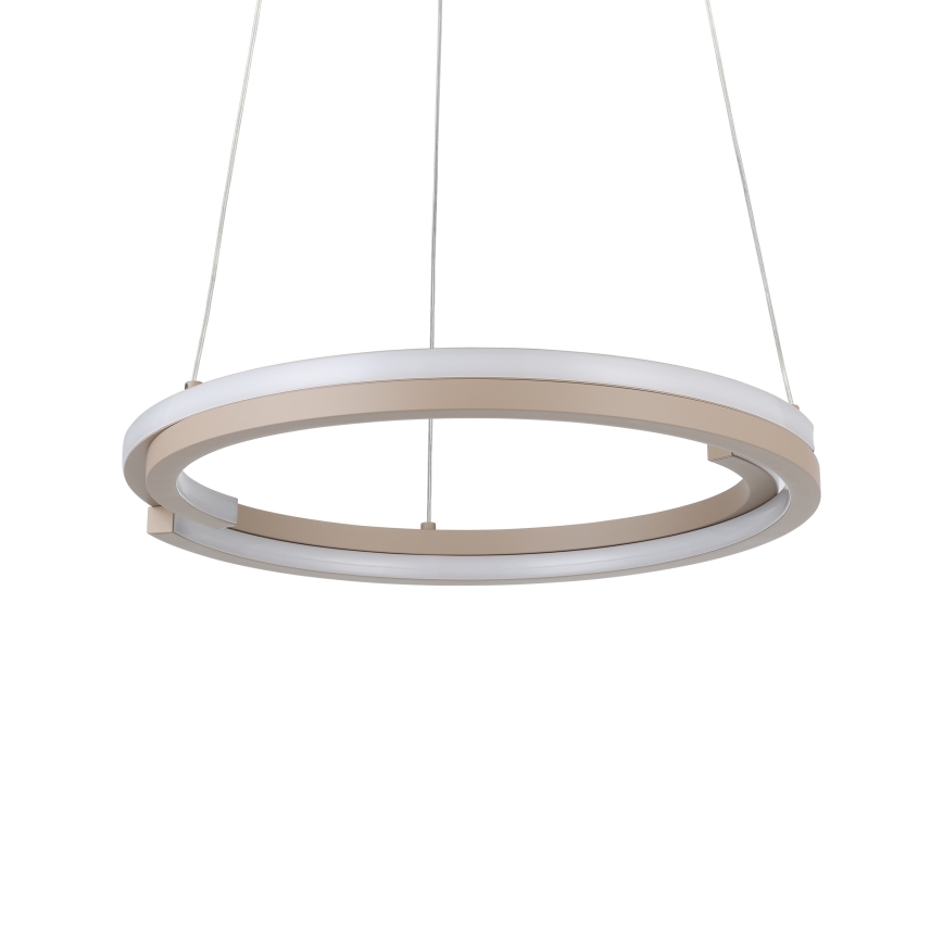 Eglo - Lampadario LED dimmerabile a sospensione su cavo 2xLED/20W/230V 2700-6500K Ø 48 cm beige + telecomando