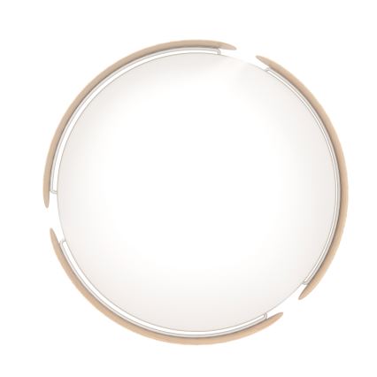 Eglo - Plafoniera LED/20W/230V Ø 37 cm beige