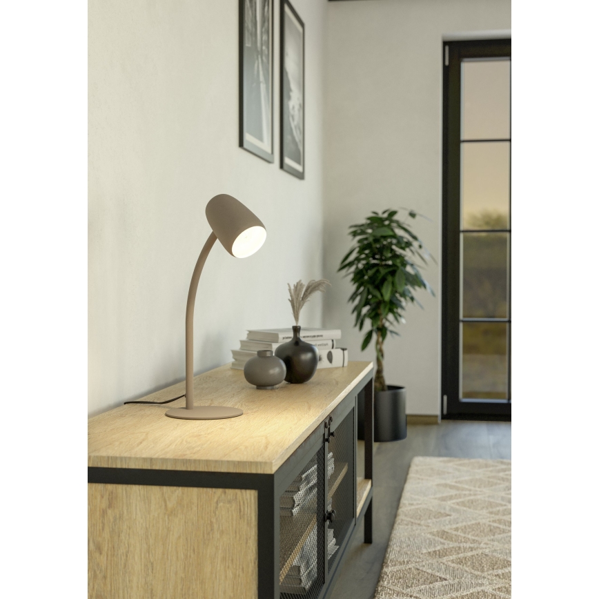 Eglo - Lampada da tavolo 1xE14/18W/230V crema