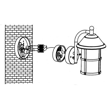 EGLO - Applique da esterno 1xE27/60W/230V