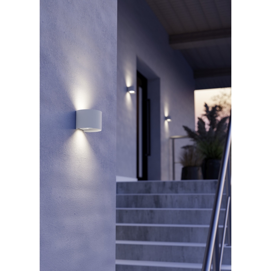 Eglo - Applique da esterno a LED 2xLED/2,8W/230V IP54 bianca