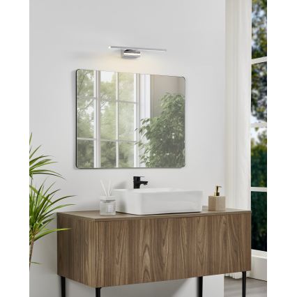 Eglo - Illuminazione a LED per specchio da bagno LED/7W/230V 3000/4000/6500K 40 cm IP44 cromo lucido