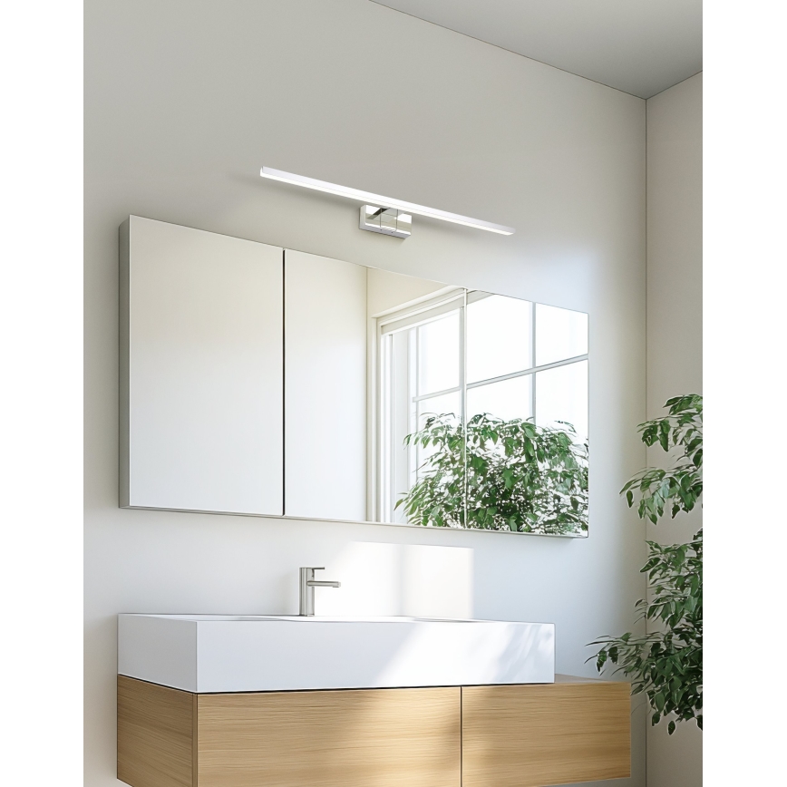Eglo - Illuminazione per specchio da bagno a LED/10W/230V 3000/4000/6500K 60 cm IP44 cromo lucido