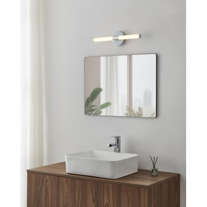 Eglo - Illuminazione LED per specchio da bagno LED/7,5W/230V 3000/4000/6500K 45 cm IP44 cromo lucido