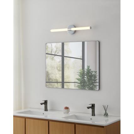 Eglo - Illuminazione LED per specchio da bagno LED/11W/230V 3000/4000/6500K 60 cm IP44 cromo lucido