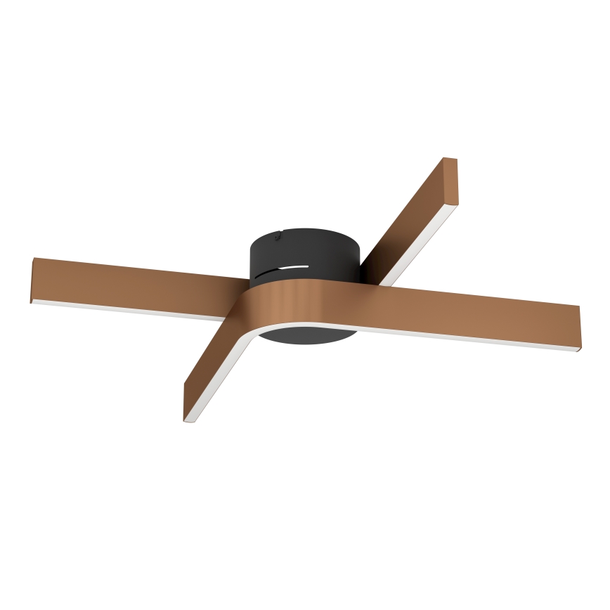 Eglo - Plafoniera LED RGBW dimmerabile 2xLED/18W/230V 2700-6500K rame/nero