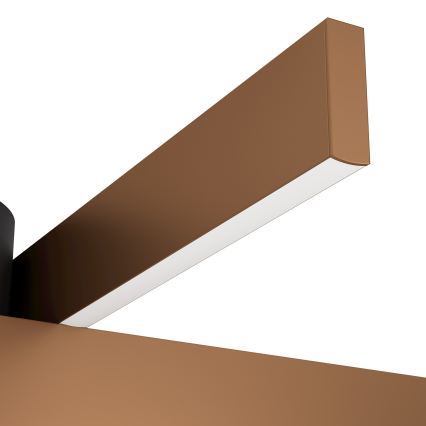 Eglo - Plafoniera LED RGBW dimmerabile 2xLED/18W/230V 2700-6500K rame/nero