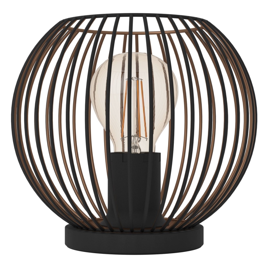Eglo - Lampada da tavolo 1xE27/60W/230V nera