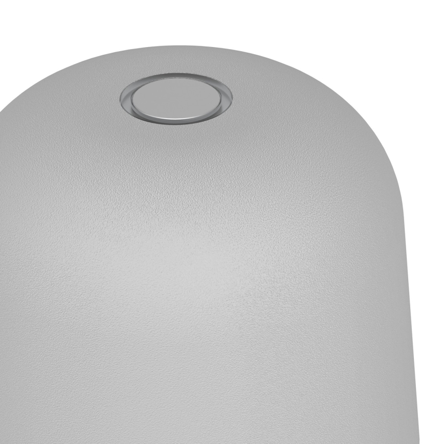 Eglo - Lampada da tavolo ricaricabile da esterno dimmerabile a LED con controllo a sfioramento LED/1,8W/5V 2500/3000/4000K 2500 mAh IP54 grigio