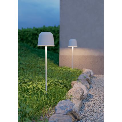 Eglo - Lampada da tavolo ricaricabile da esterno dimmerabile a LED con controllo a sfioramento LED/1,8W/5V 2500/3000/4000K 2500 mAh IP54 grigio