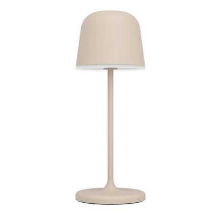 Eglo - Lampada da tavolo ricaricabile da esterno a LED, dimmerabile, con controllo touch LED/1,8W/5V 2500/3000/4000K 2500 mAh IP54 crema