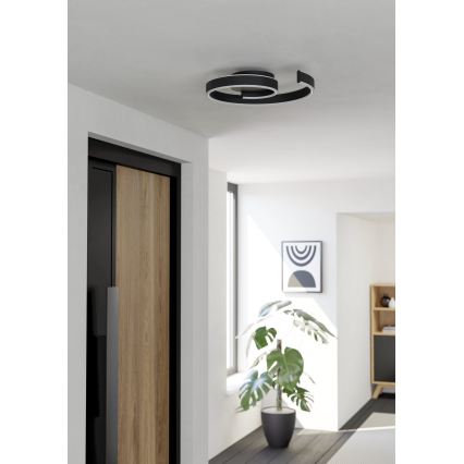 Eglo - Plafoniera LED dimmerabile LED/37W/230V 3000-6500K nero