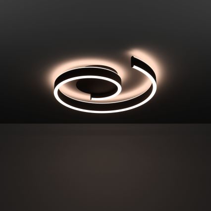 Eglo - Plafoniera LED RGBW dimmerabile a soffitto LED/37W/230V 3000-6500K nero