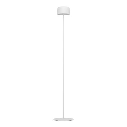Eglo - Lampada da terra solare ricaricabile a LED con controllo touch, 2,8 W / 3,7 V, 1800 mAh, IP44, bianca