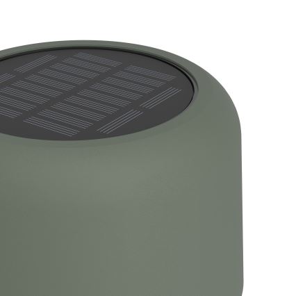 Eglo - Lampada da terra solare ricaricabile a LED con controllo touch LED/2,8W/3,7V 1800 mAh IP44 verde