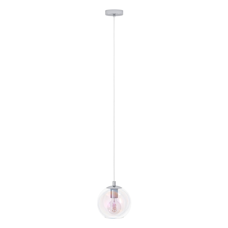 Eglo - Lampada a sospensione con cavo 1xE27/60W/230V, cromo lucido