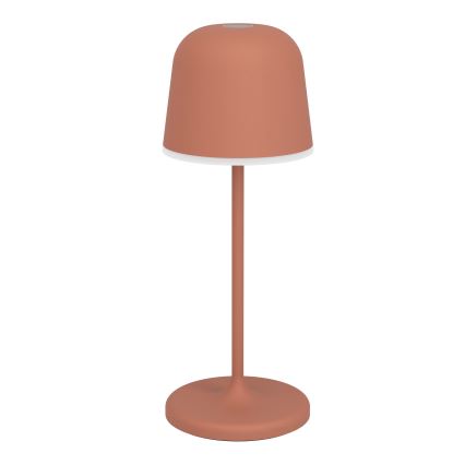 Eglo - Lampada da tavolo ricaricabile LED dimmerabile per esterni, a sfioramento, LED/1,8W/5V 2500/3000/4000K 2500 mAh IP54 arancione