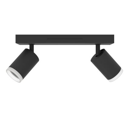 Eglo - Faretto LED RGBW dimmerabile 2xLED/3,7W/230V 2700-6500K nero