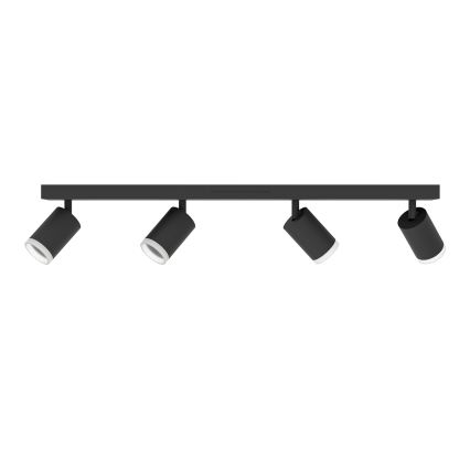 Eglo - Faretto LED RGBW dimmerabile 4xLED/3,7W/230V 2700-6500K nero