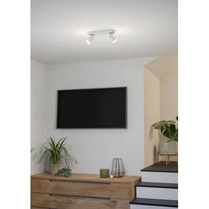 Eglo - Faretto LED RGBW dimmerabile 2xLED/3,7W/230V 2700-6500K bianco