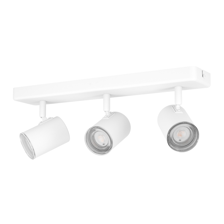Eglo - Faretto da bagno 3x GU10/5W/230V IP44 bianco