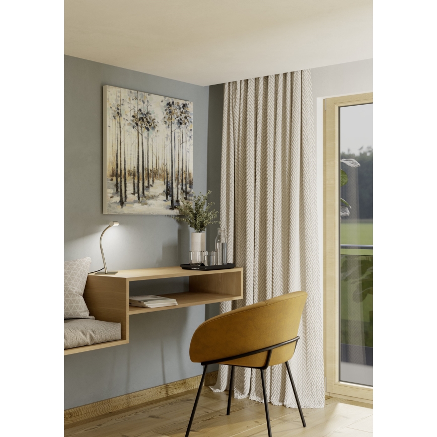 Eglo - Lampada da tavolo dimmerabile touch a LED/5W/230V 2700/4000/6500K cromo opaco