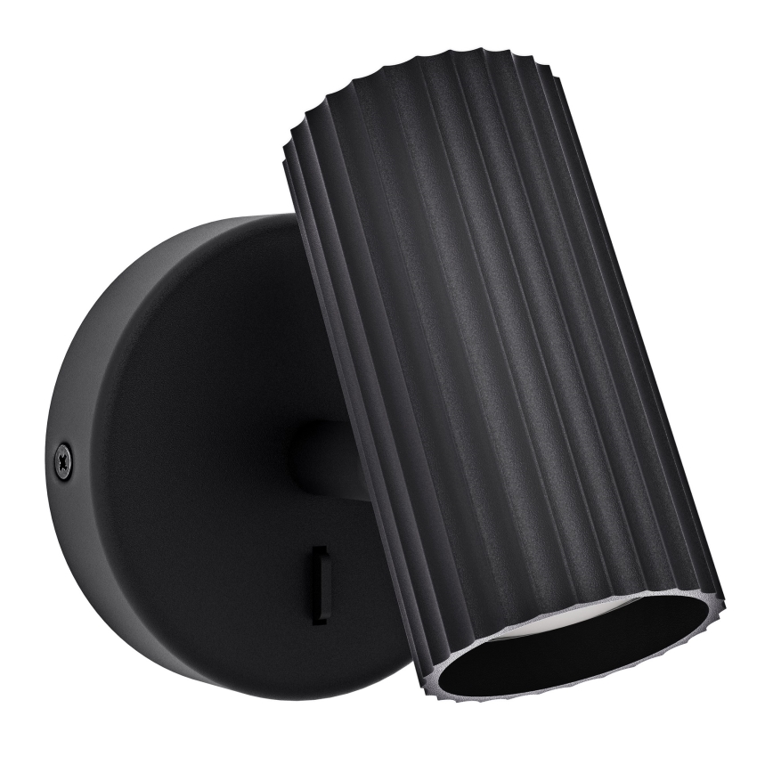 Eglo - Faretto da parete orientabile 1xGU10/5W/230V nero