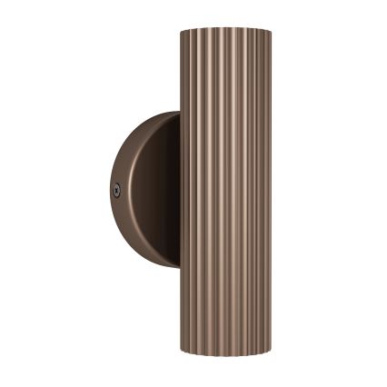 Eglo - Applique da parete 2xGU10/5W/230V, marrone