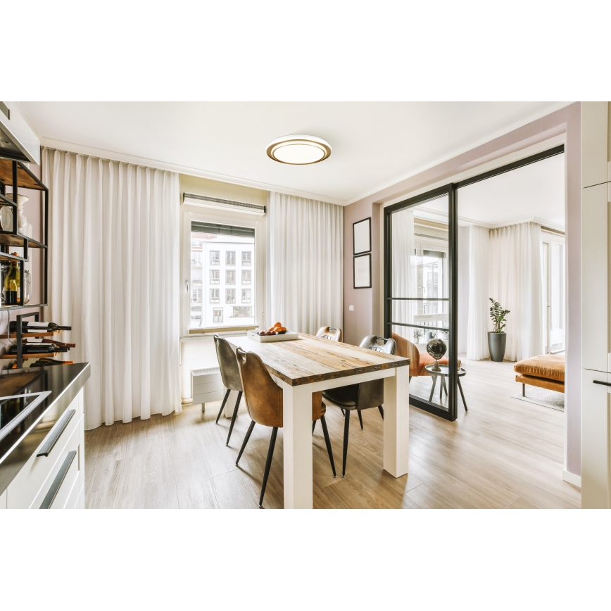 Eglo - Plafoniera LED/36W/230V 2700/4000/6500K Ø 49 cm dorata