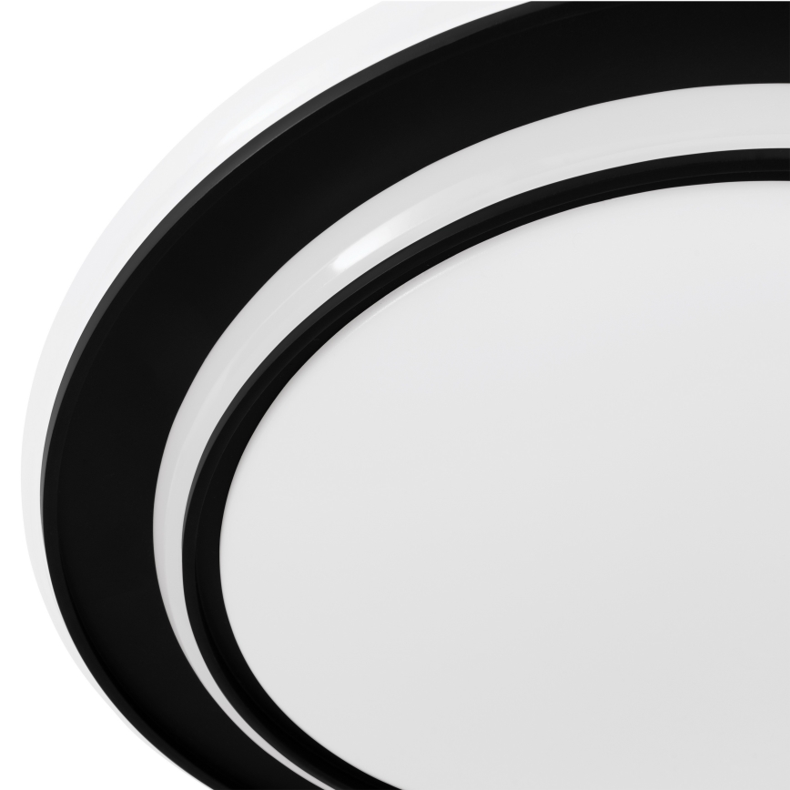 Eglo - Plafoniera LED/24W/230V 2700/4000/6500K Ø 40 cm nera
